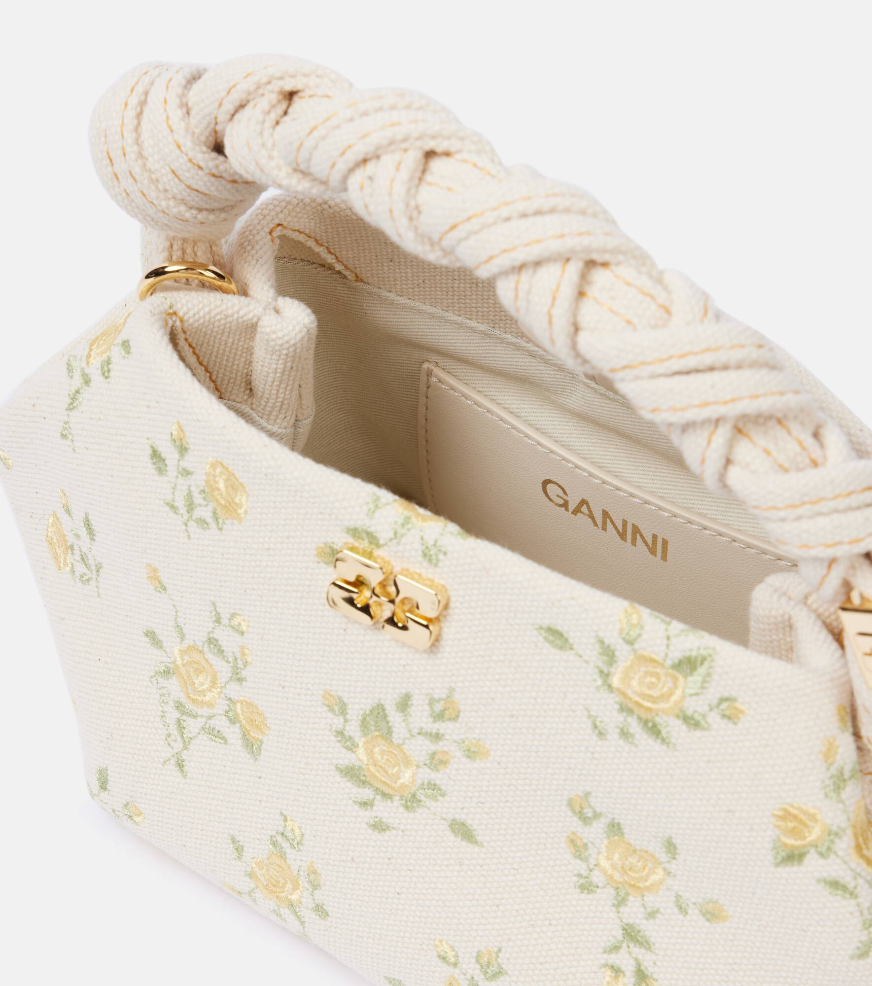 Bou Mini floral canvas tote bag - 3