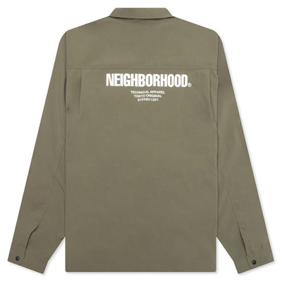 NEIGHBORHOOD MULTIFUNCTIONAL L/S SHIRT - OLIVE DRAB outlook