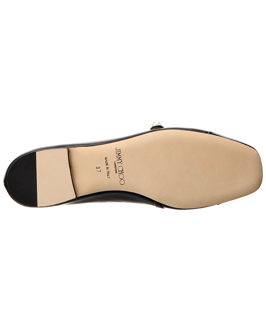 Jimmy Choo Elisa Leather & Patent Flat - 4