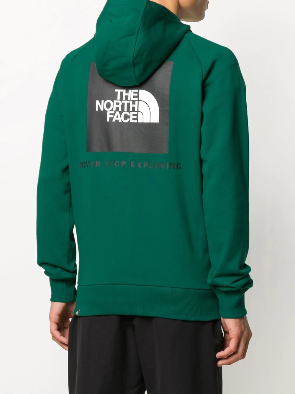 logo print hoodie - 4