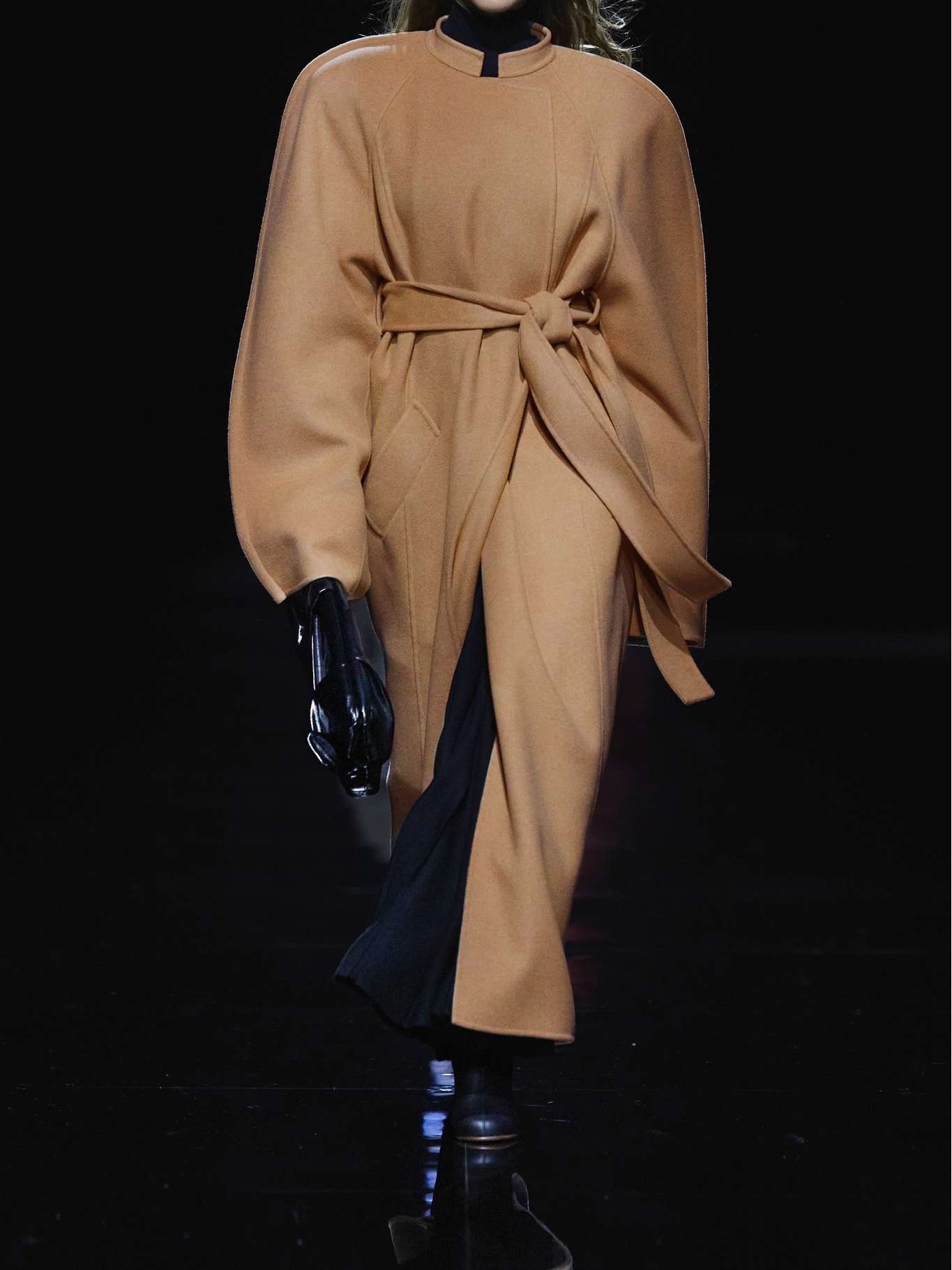 Rothen oversized belted wool coat - 5