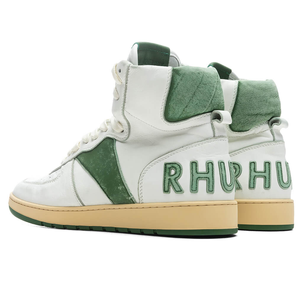 RHUDE RHECESS SKY HI - WHITE/GREEN - 3