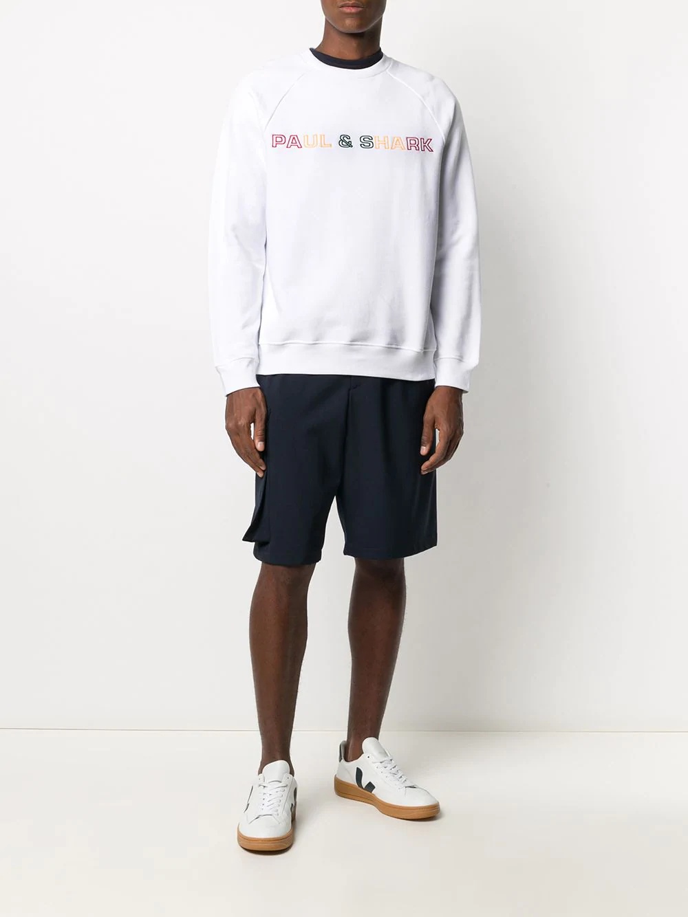 embroidered logo sweatshirt - 2