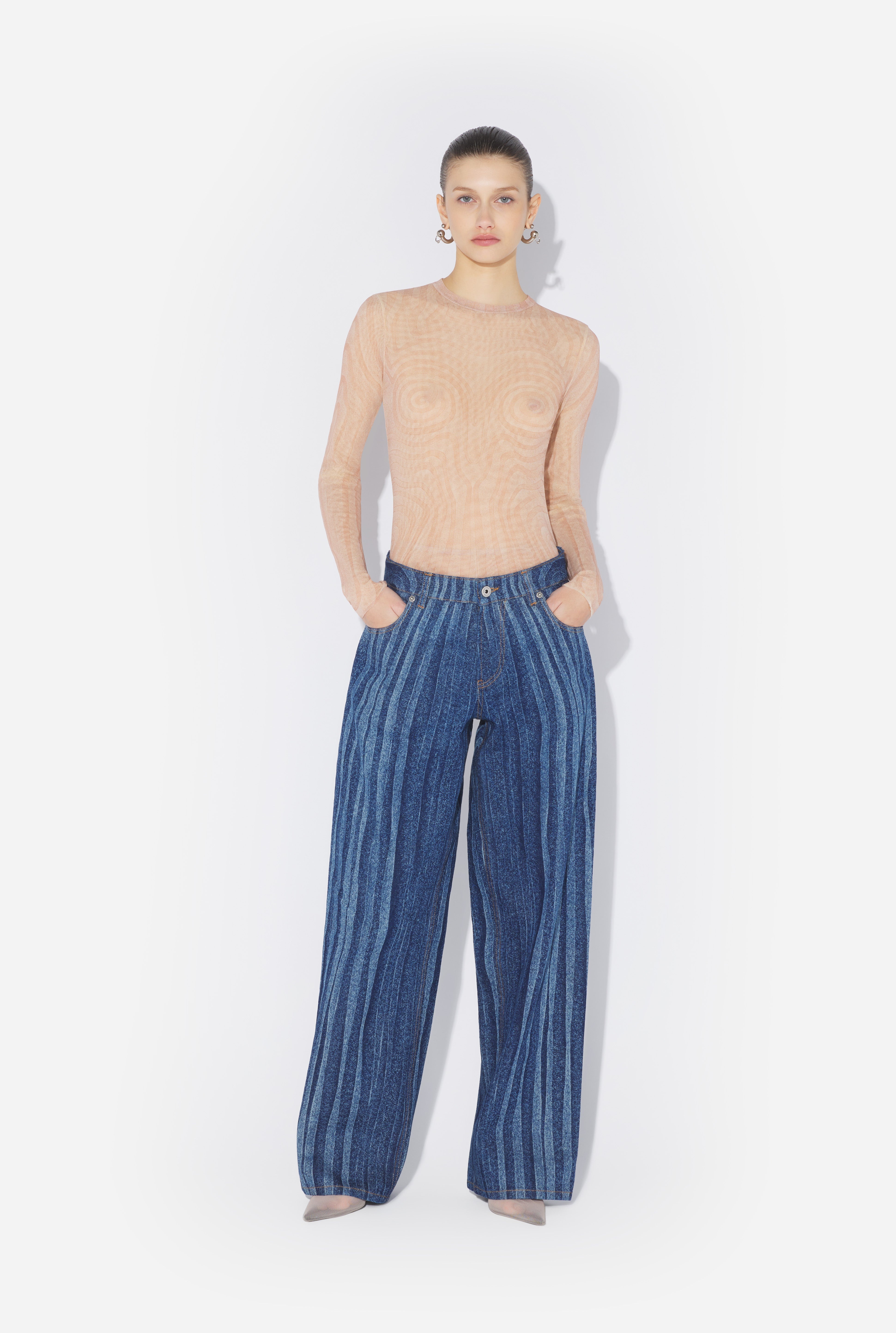 THE “SPIRALE” DENIM JEANS - 3