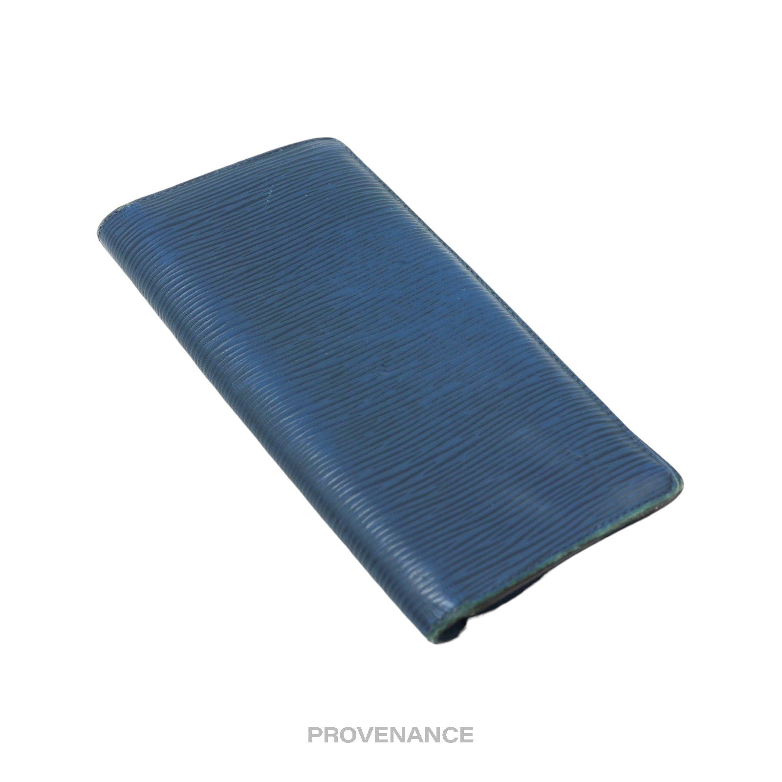 Louis Vuitton Brazza Long Wallet - Blue Epi Leather - 4