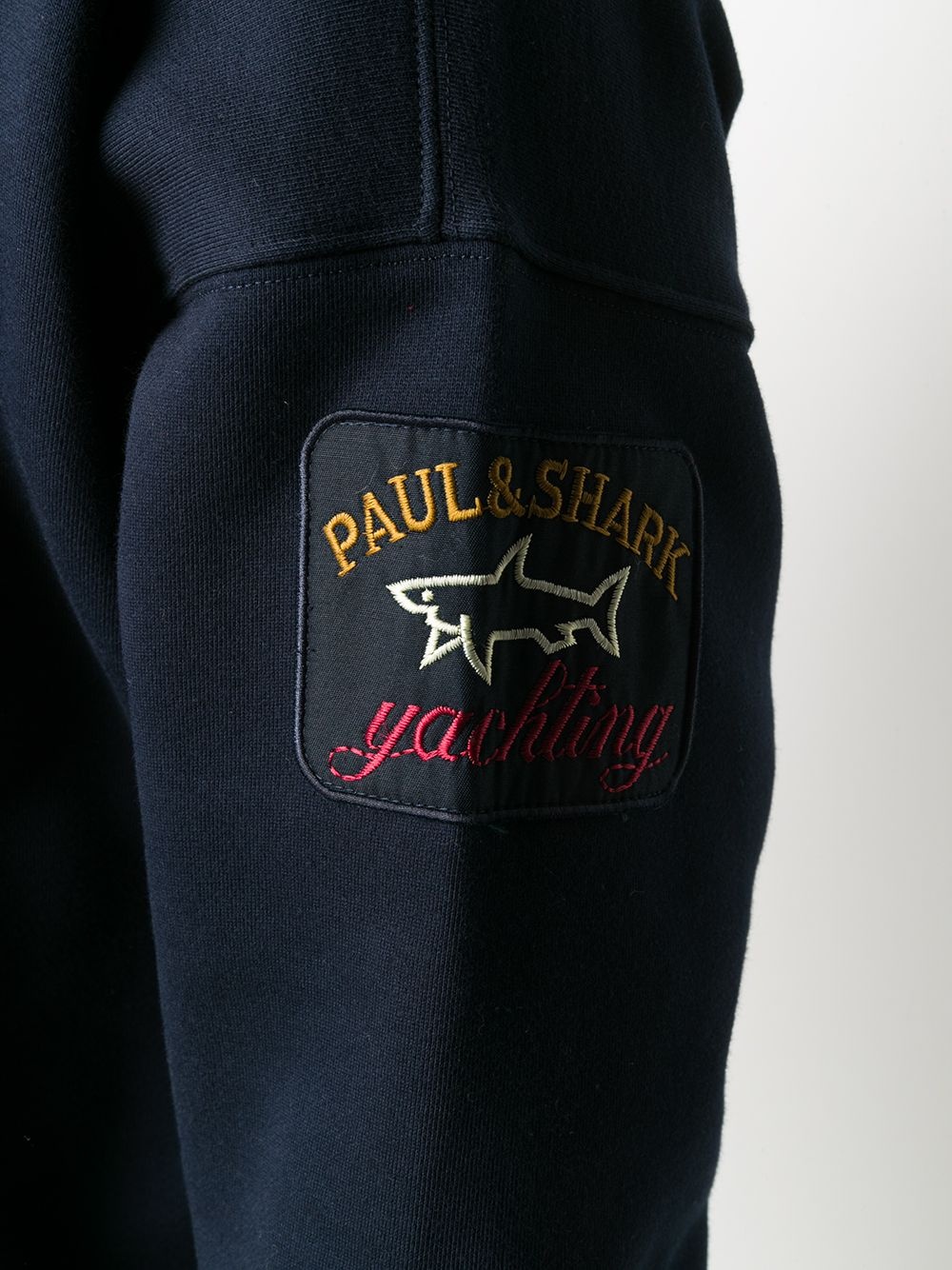 long sleeve embroidered logo hoodie - 5