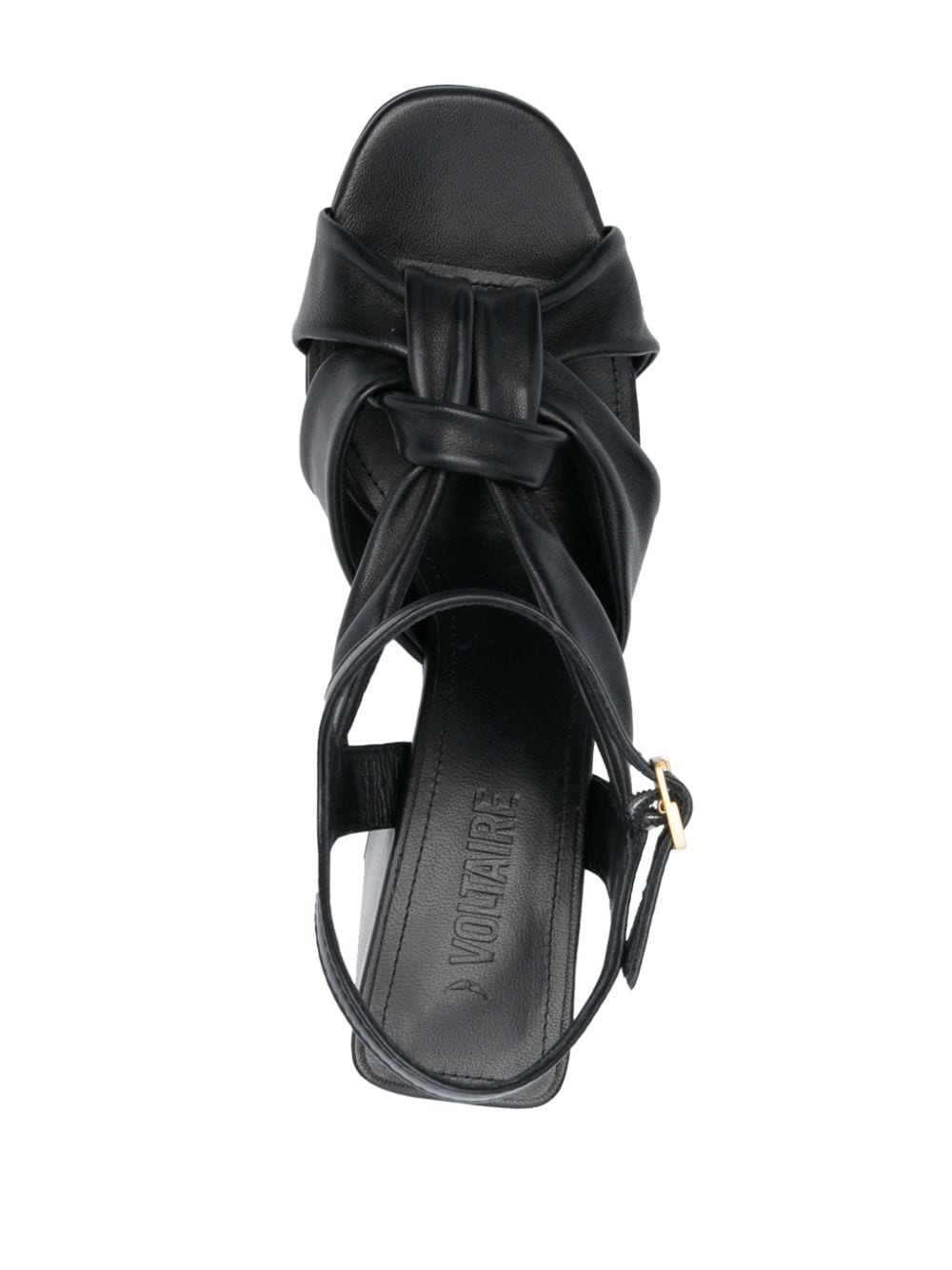Forget Me Knot leather sandals - 4