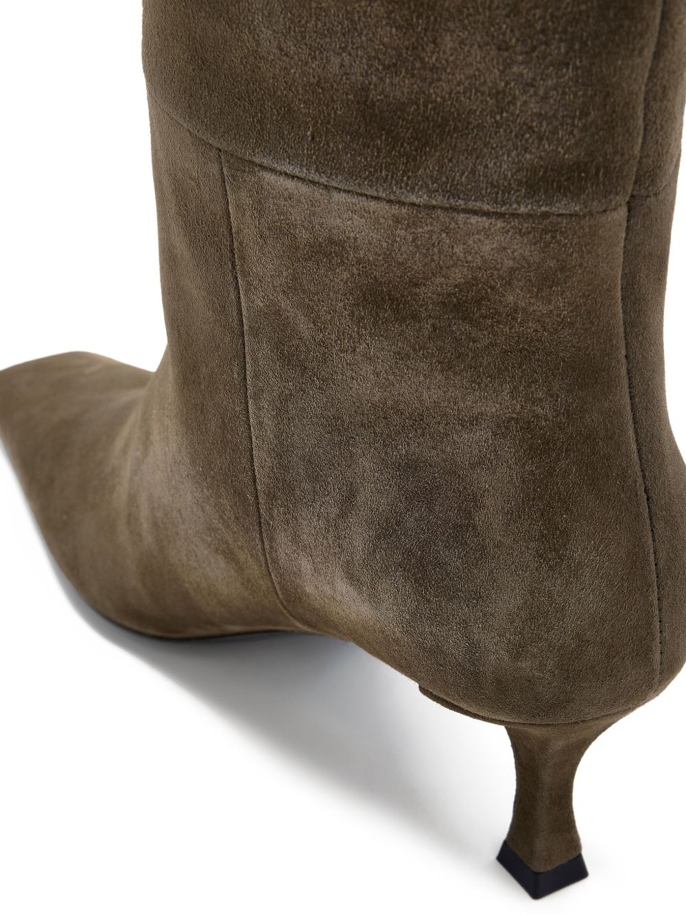 Trap suede knee-high boots - 4