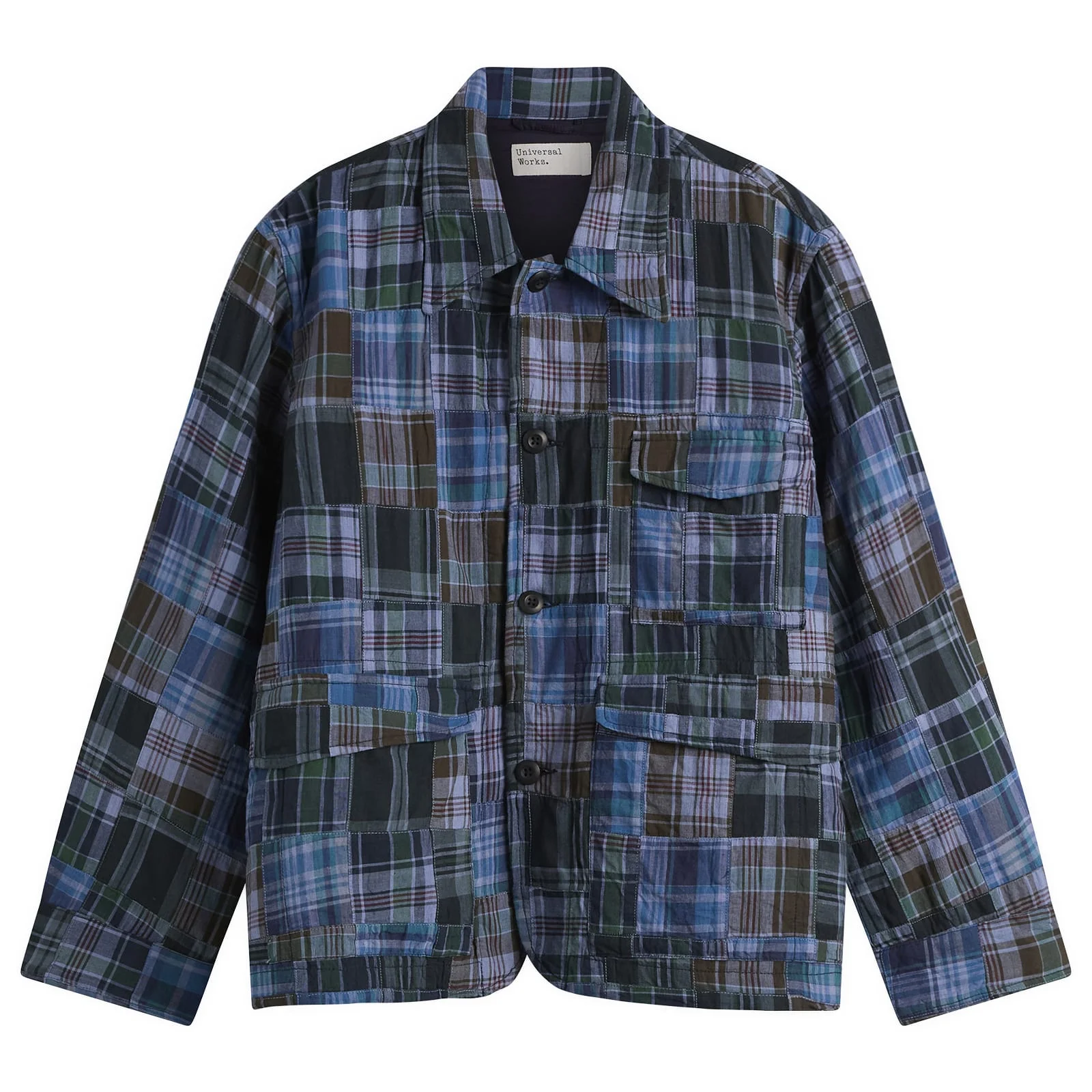 Universal Works Madras Patchwork Duty Jacket - 1