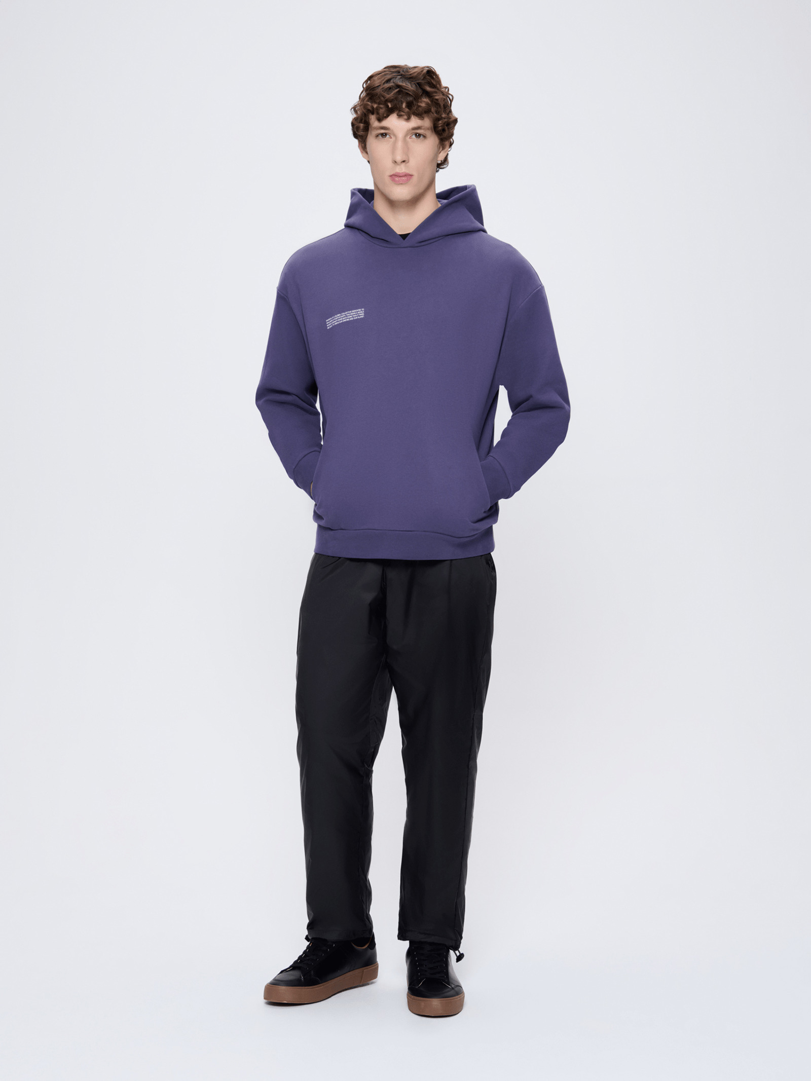 Mens 365 Midweight Hoodie - Slate Blue - 3