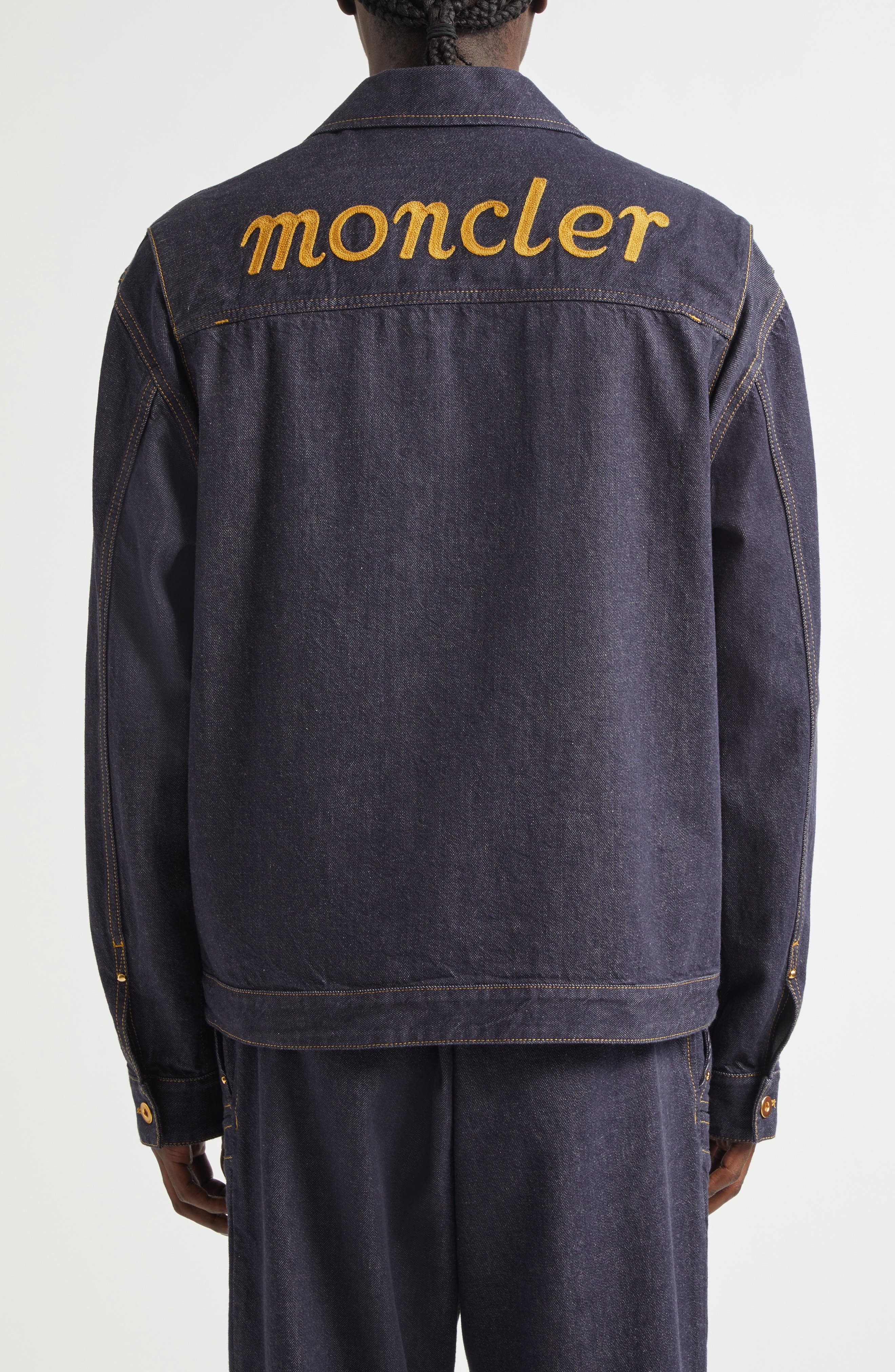 Moncler Genius x Mercedes-Benz By Nigo Nepit Denim Jacket in 77A - 3