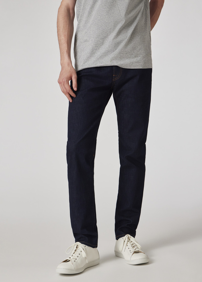 Slim-Fit 'Crosshatch Stretch' Jeans 4