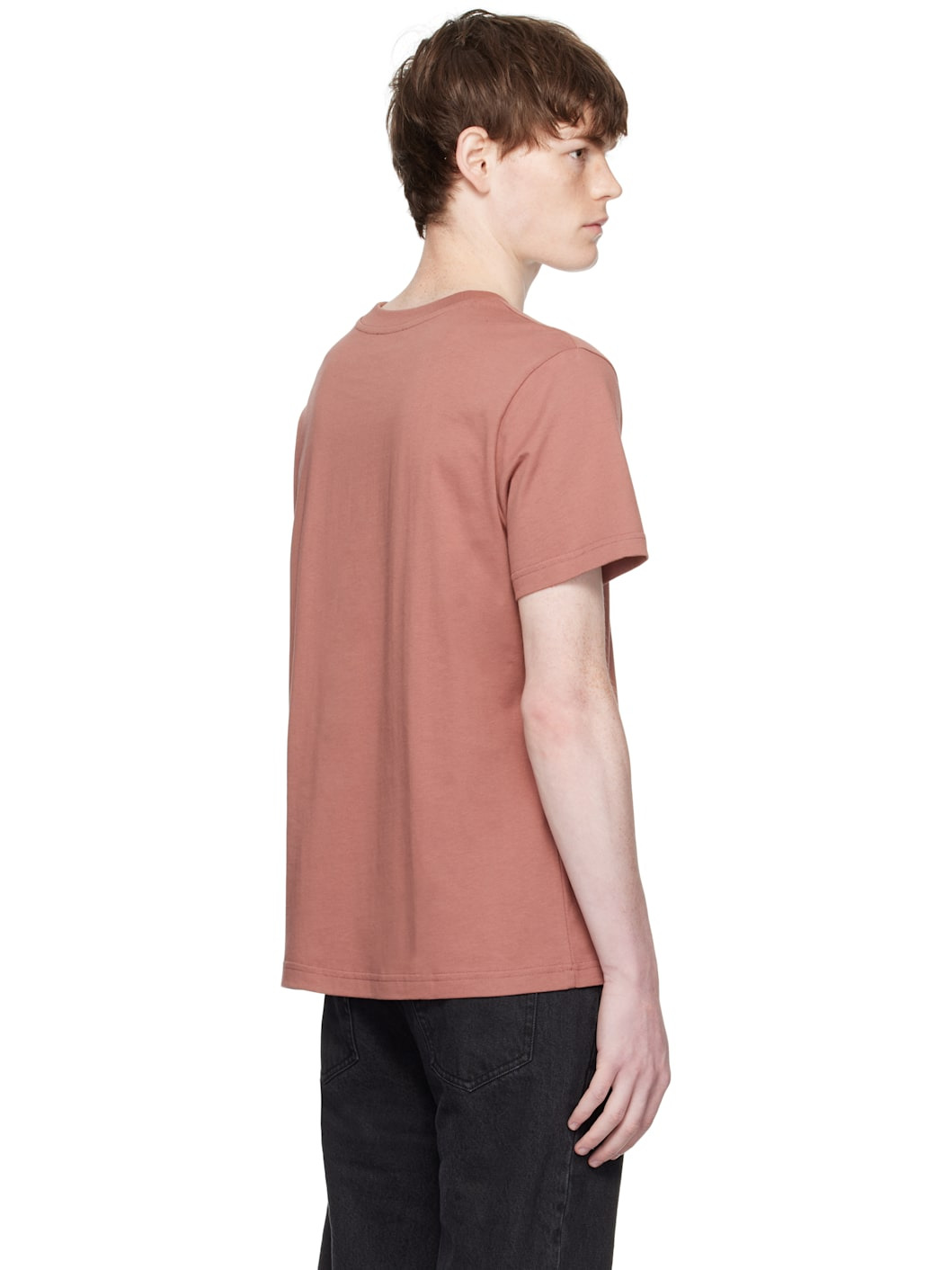 Pink Standard 'APC' Brodé T-shirt - 3