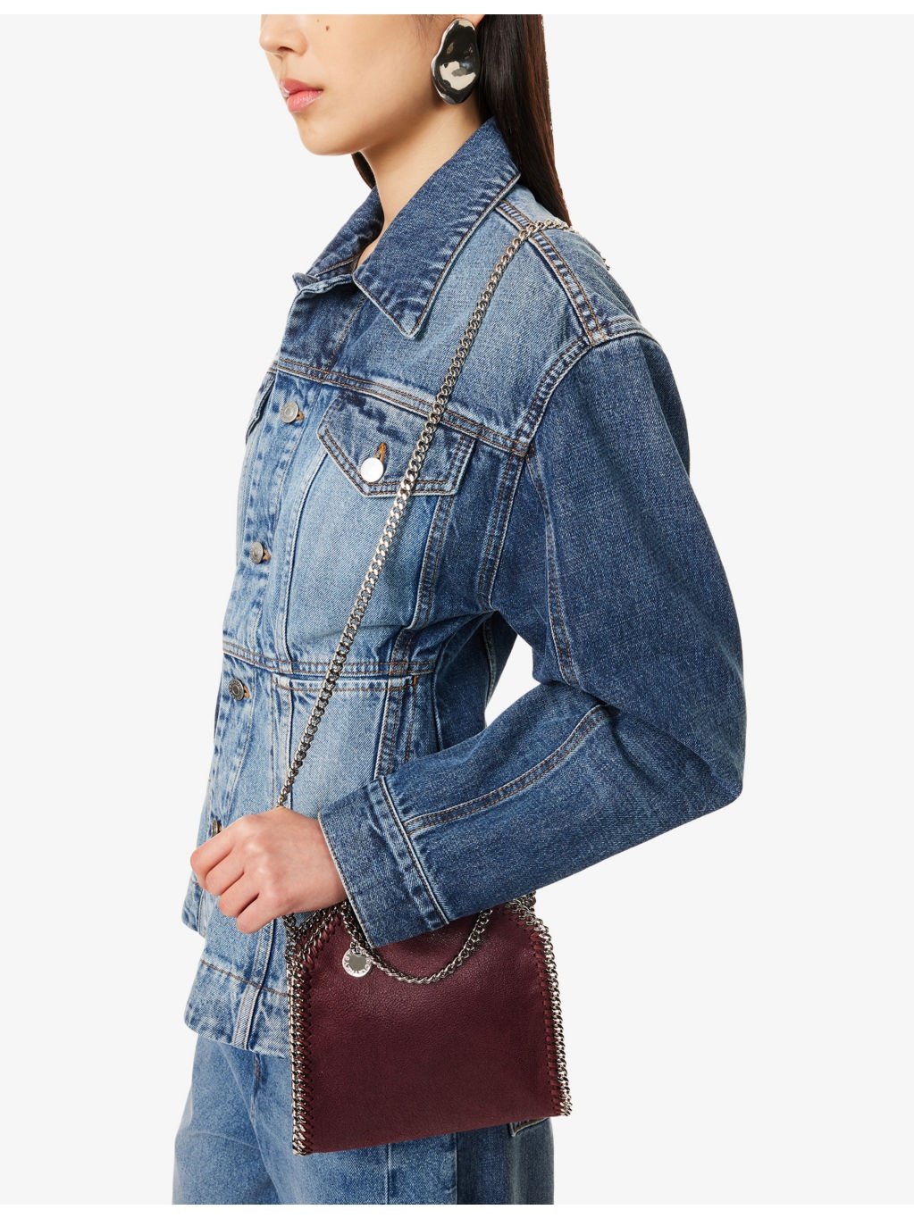 Falabella Tiny Woven Tote Bag - 2