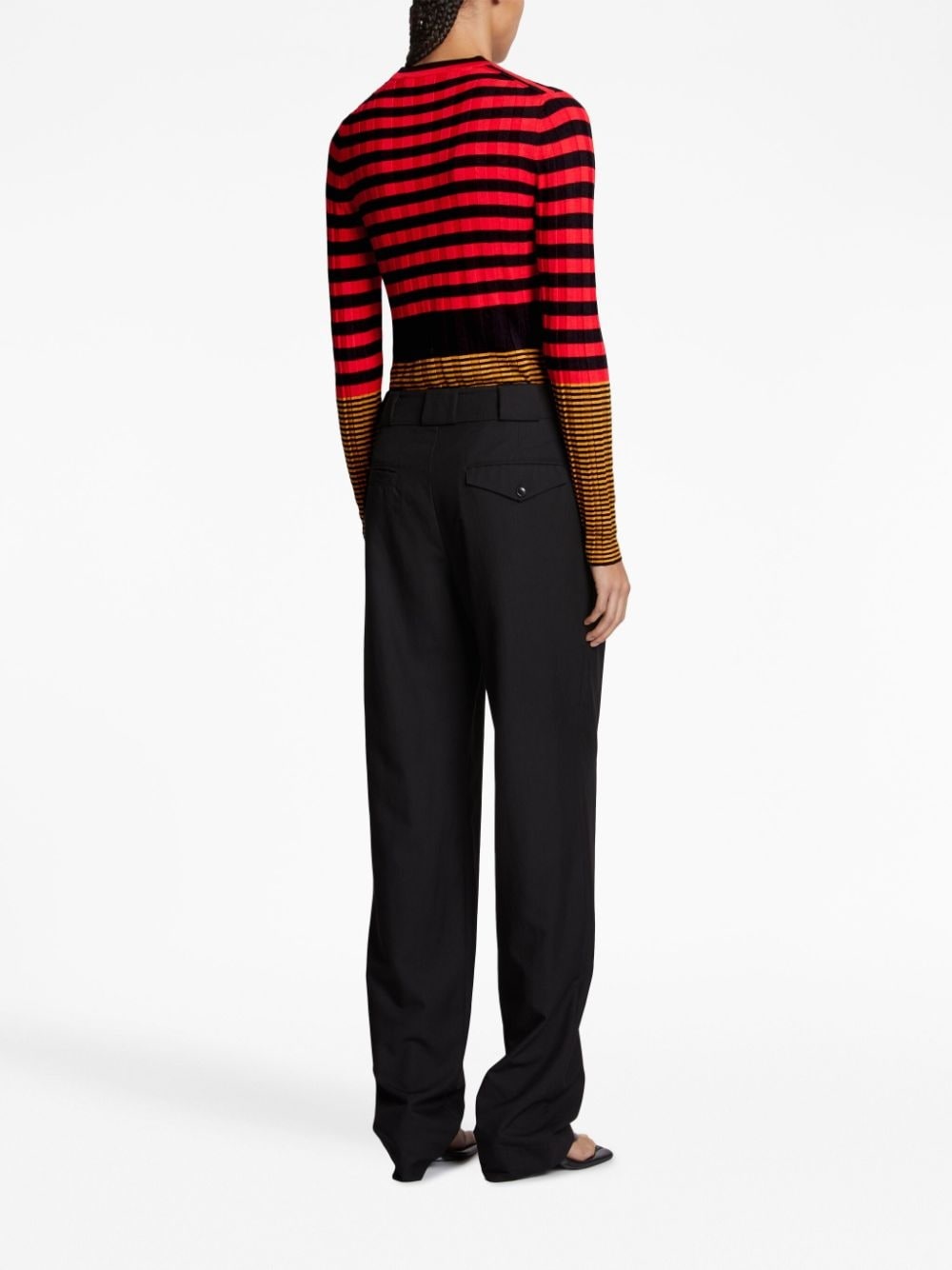 Slinky striped long-sleeve jumper - 4