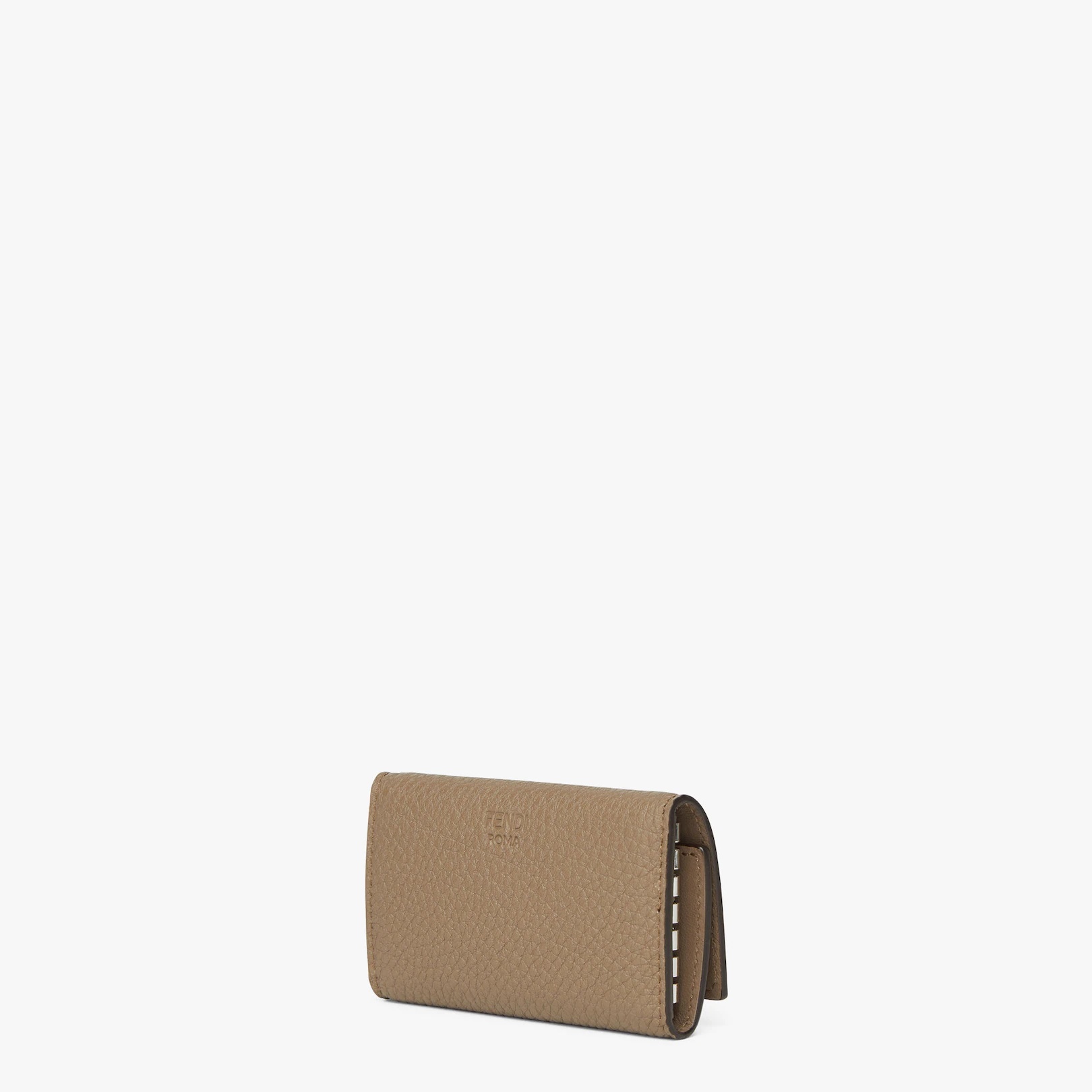 Beige leather key case - 2