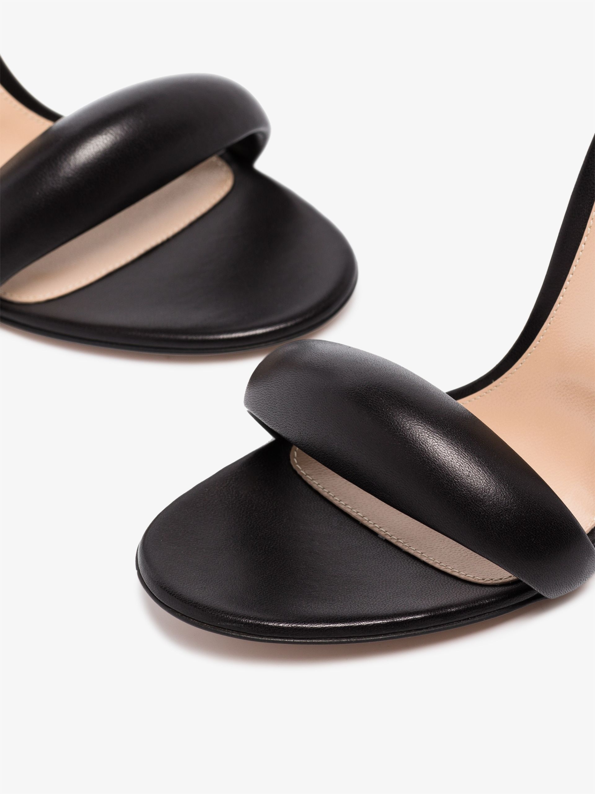 black Bijoux 105 leather sandals - 4