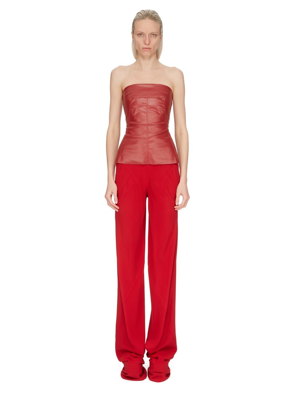 c*t様 RICK OWENS WOMENRP01D2312 LIDOPANTS Lido trousers in light cotton RICK OWENS | Blondie Shop