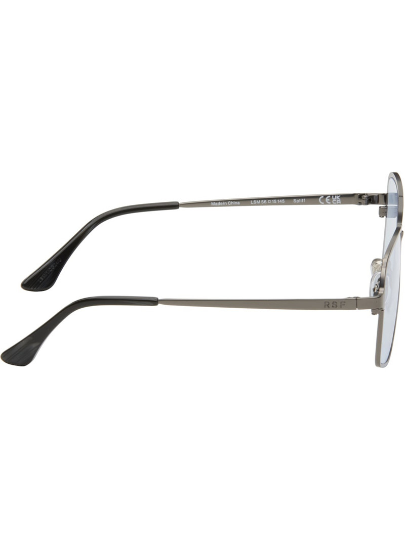 RETROSUPERFUTURE Gunmetal Spliff Sunglasses outlook