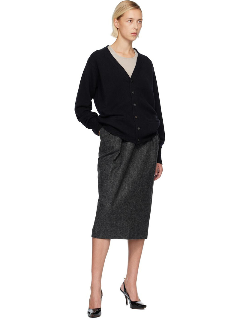 Maison Margiela Navy Cashmere Cardigan outlook