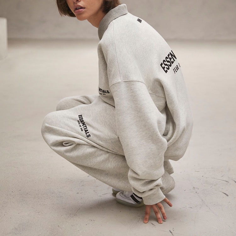 Fear of God Essentials SS22 Crewneck 'Light Oatmeal' FOG-SS22-416 - 4