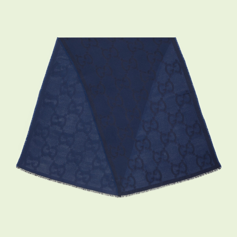 GUCCI GG wool jacquard scarf outlook