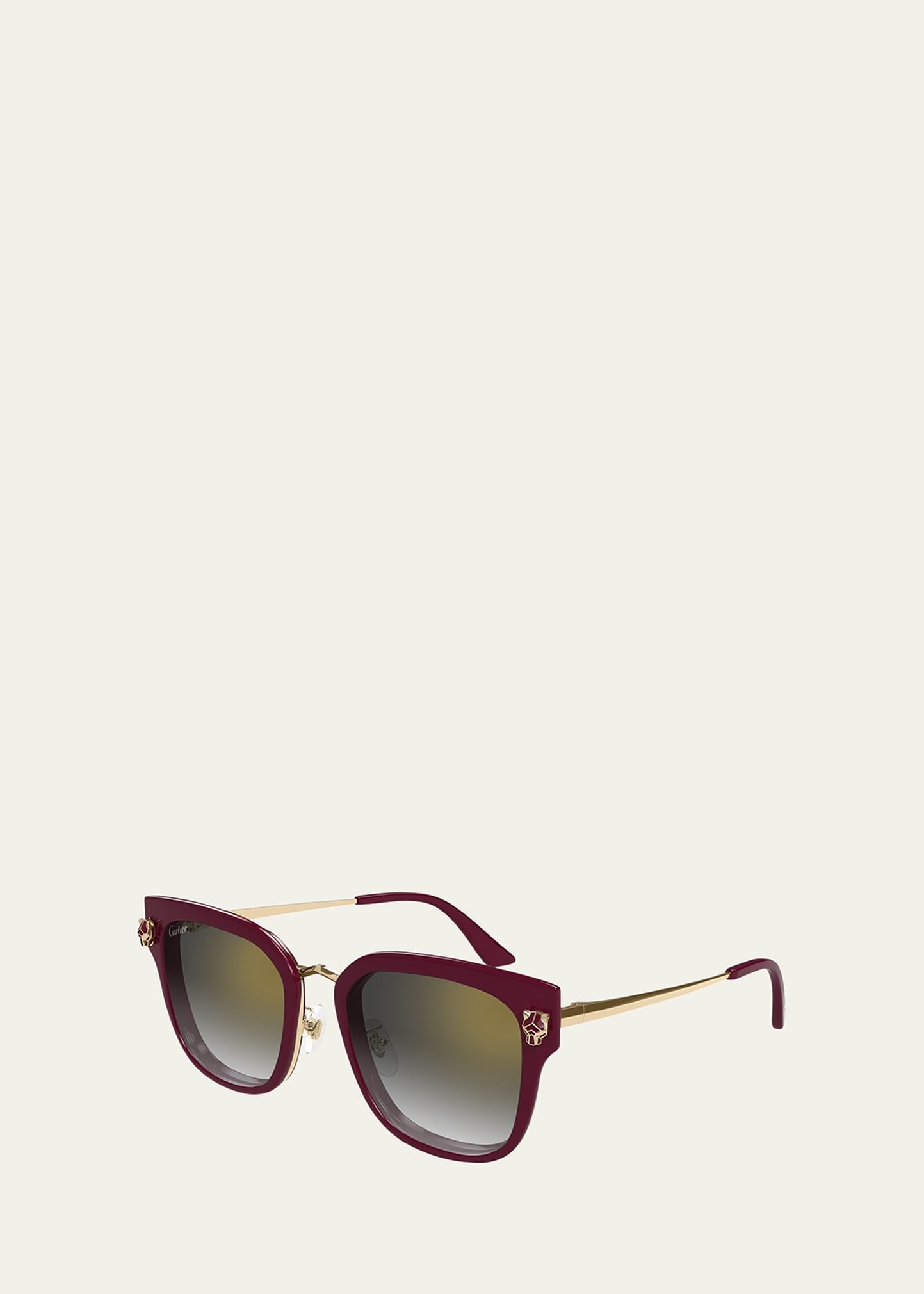 Round Acetate Sunglasses - 2