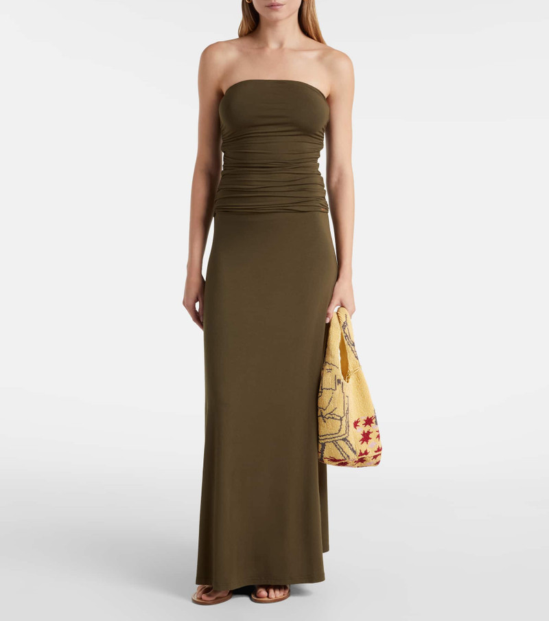 MELISSA ODABASH Rae ruched maxi dress outlook