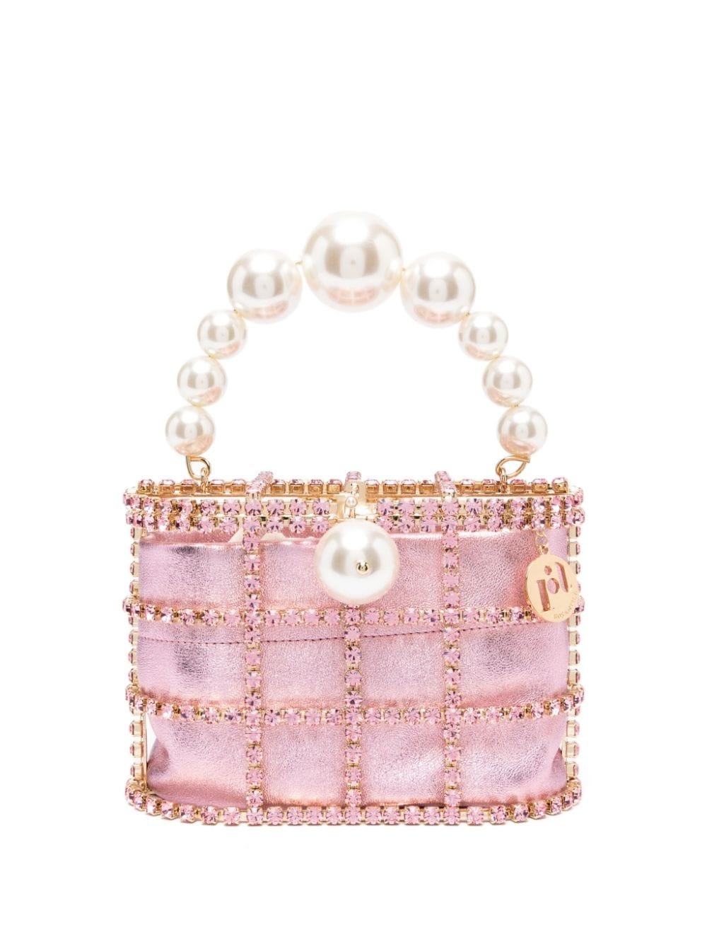 Holli crystal-embellished mini bag - 1