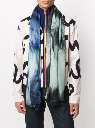 Paul Smith abstract-print scarf outlook