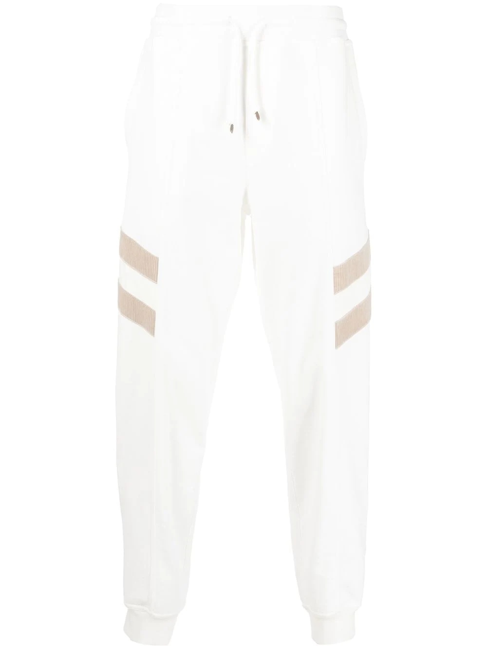 stripe-print cotton track pants - 1