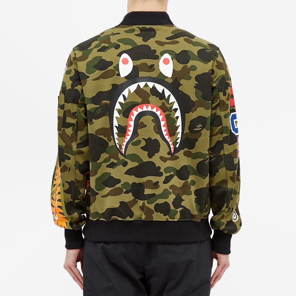 A Bathing Ape 1st Camo Shark MA-1 Sweat - 8