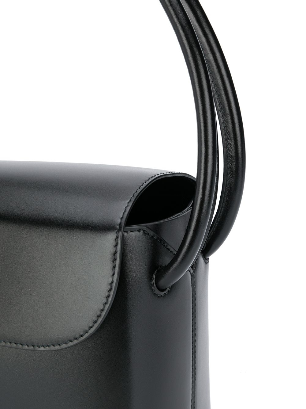 rounded double-handle bag - 4