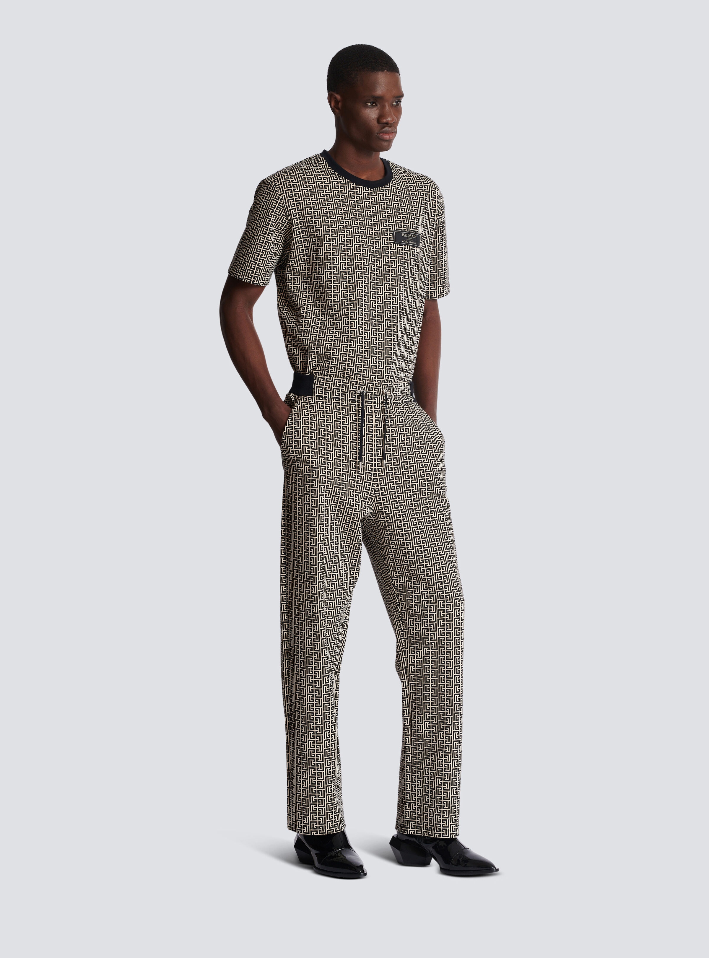 PB Labyrinth jacquard joggers - 3