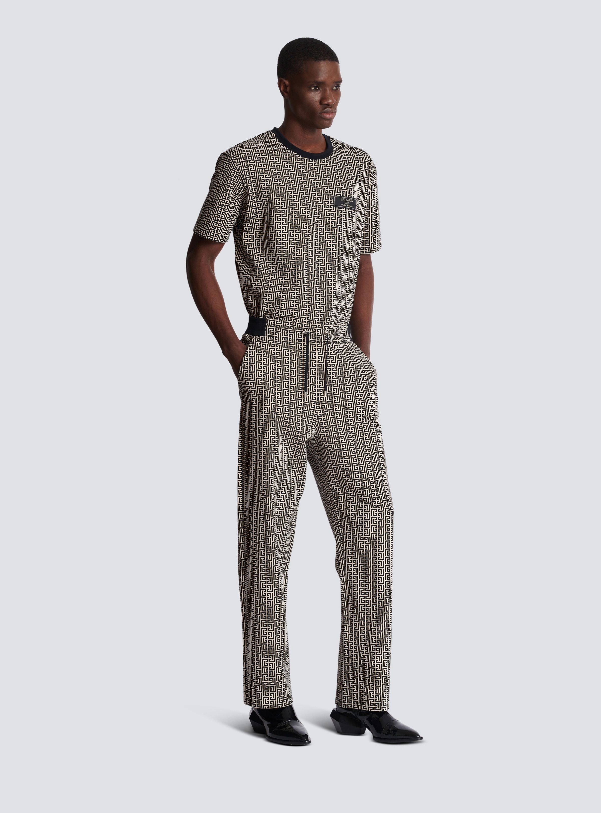 PB Labyrinth jacquard joggers - 3