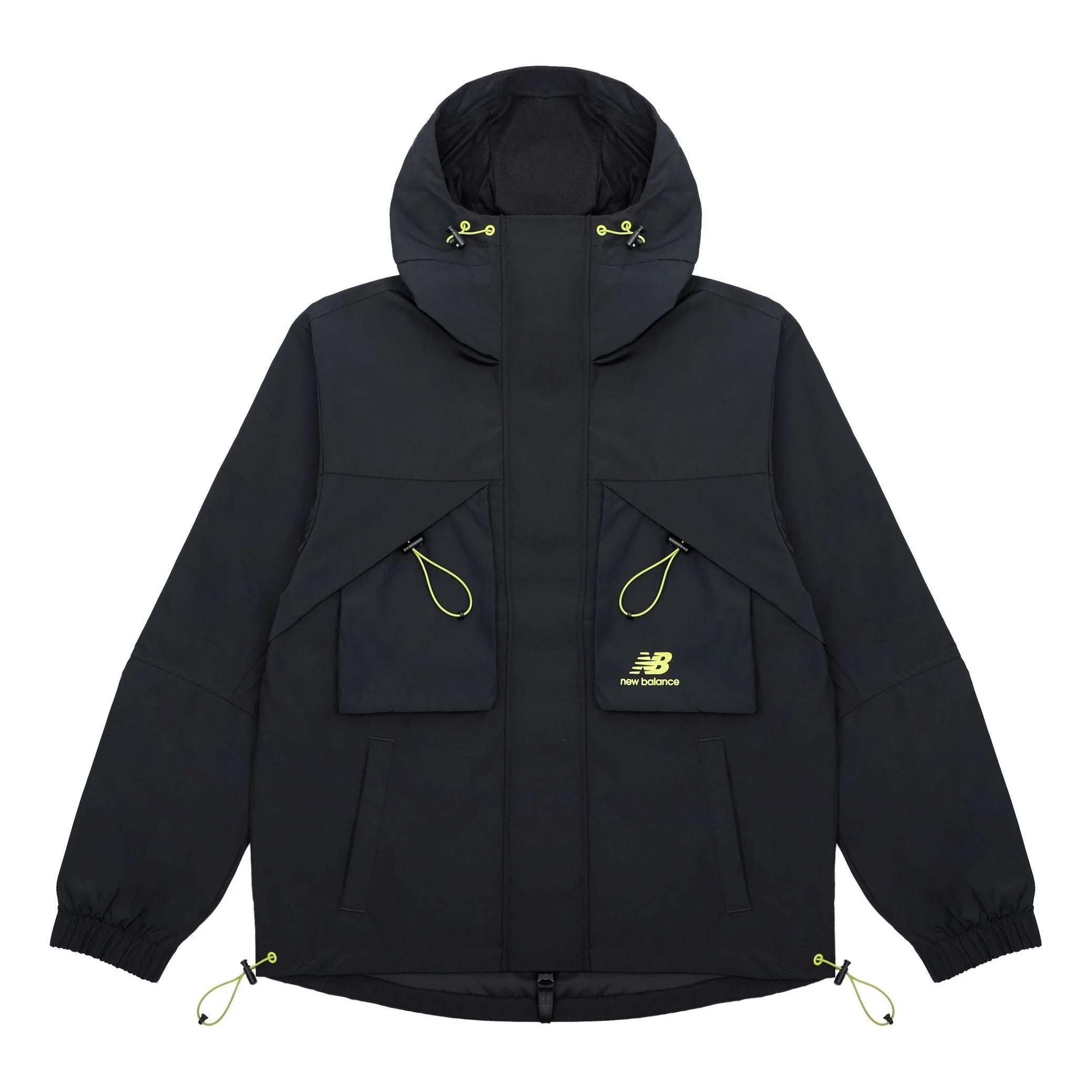 New Balance Men's New Balance Multiple Pockets Casual Sports Breathable Woven Jacket Autumn Black AM - 1