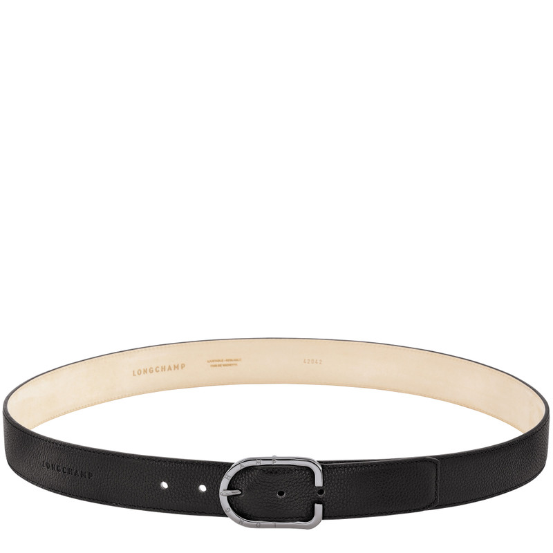 Le Foulonné Men's belt Black - Leather 1