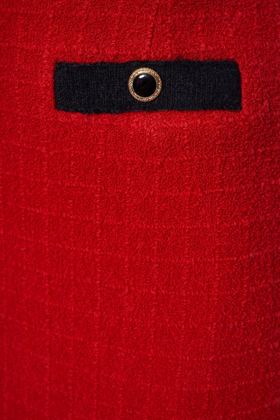 CHECKED TWEED BOUCLE LONG SKIRT - 3