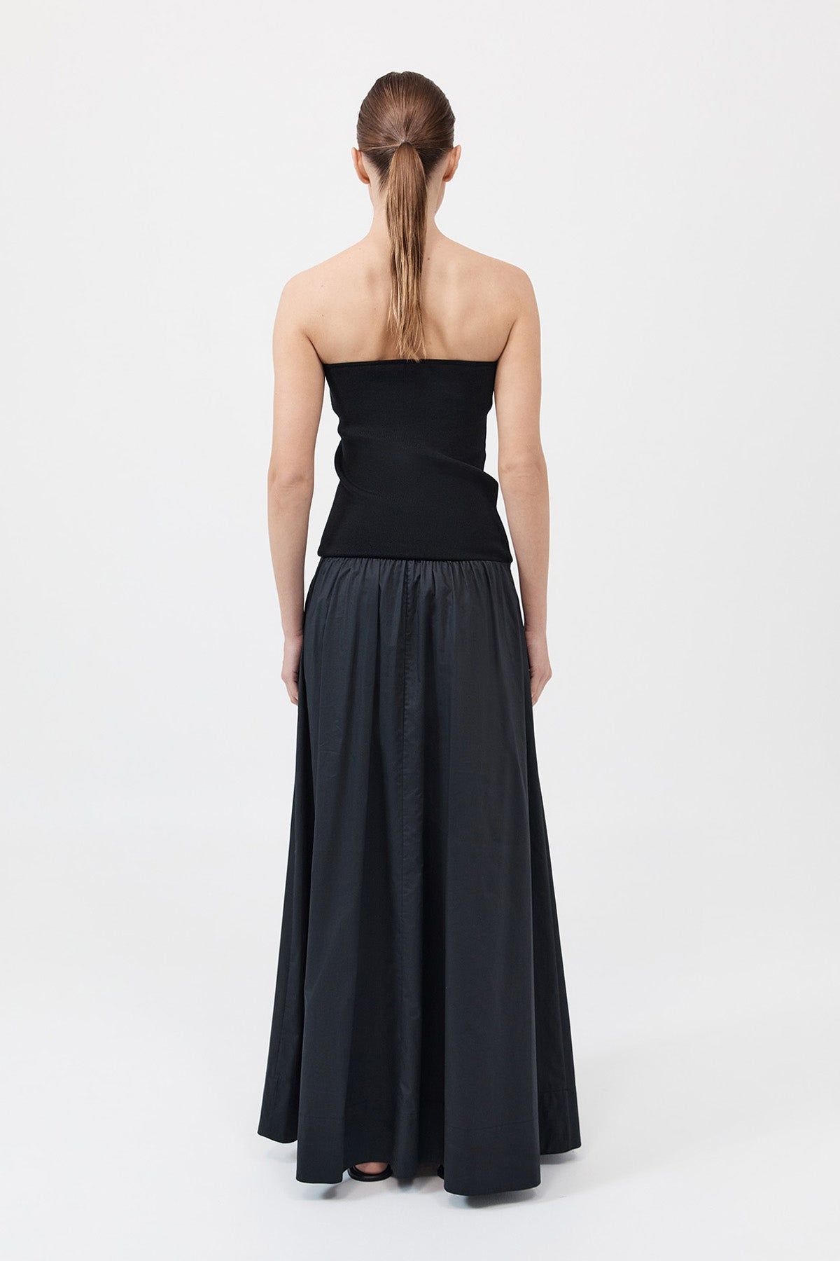 Strapless Dress - Black - 4