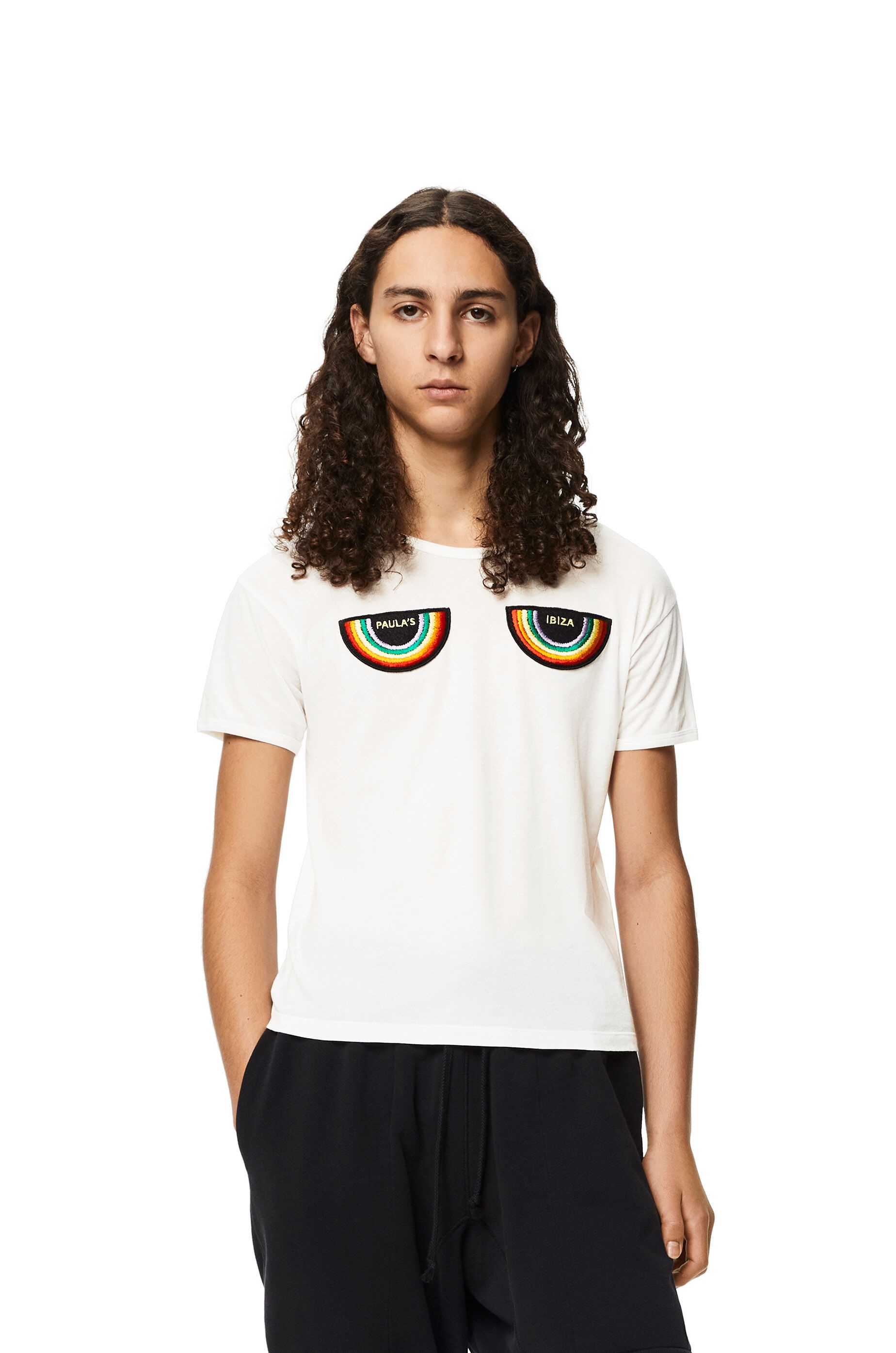Rainbow patch T-shirt in cotton - 3