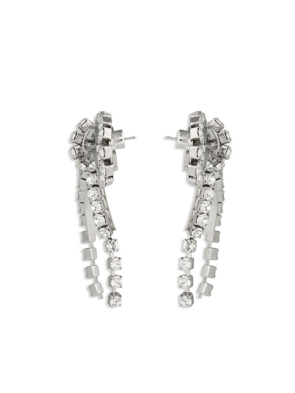 Archive Ribbon crystal-embellished earrings - 4