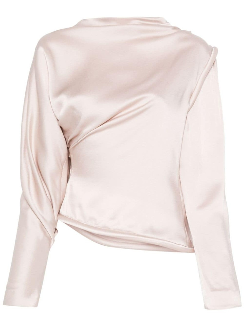 crepe satin blouse 1
