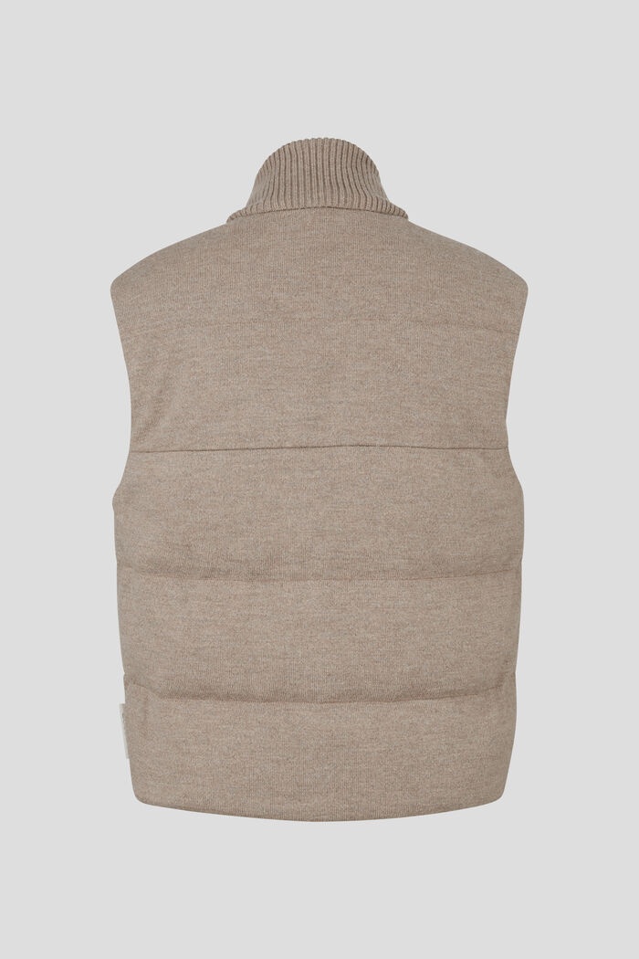 Noel Down waistcoat in Beige - 8