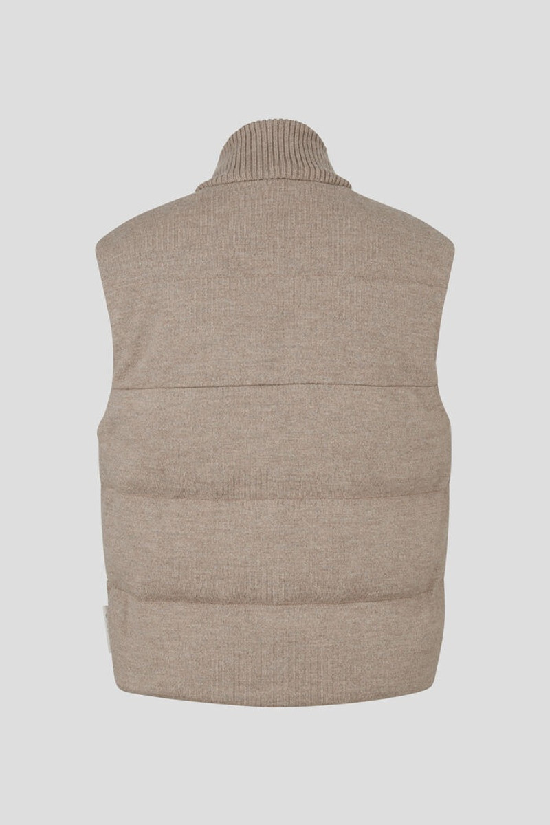 Noel Down waistcoat in Beige 8