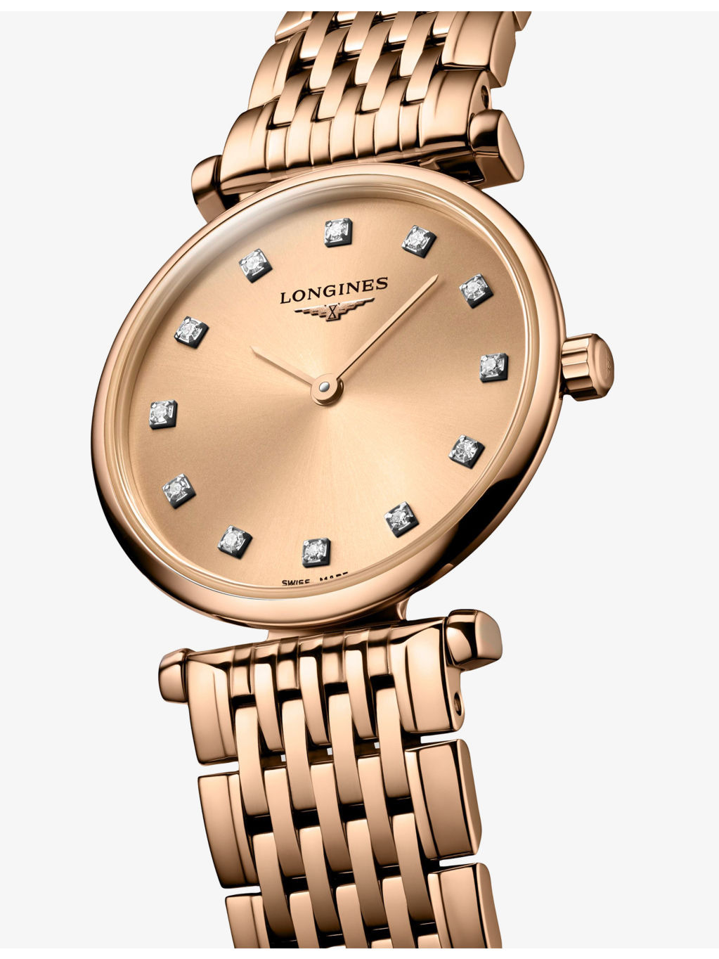 L4.209.1.90.8  La Grande Classique La Grande Classique Rose PVD Coated Stainless-Steel And 0.048ct D - 3