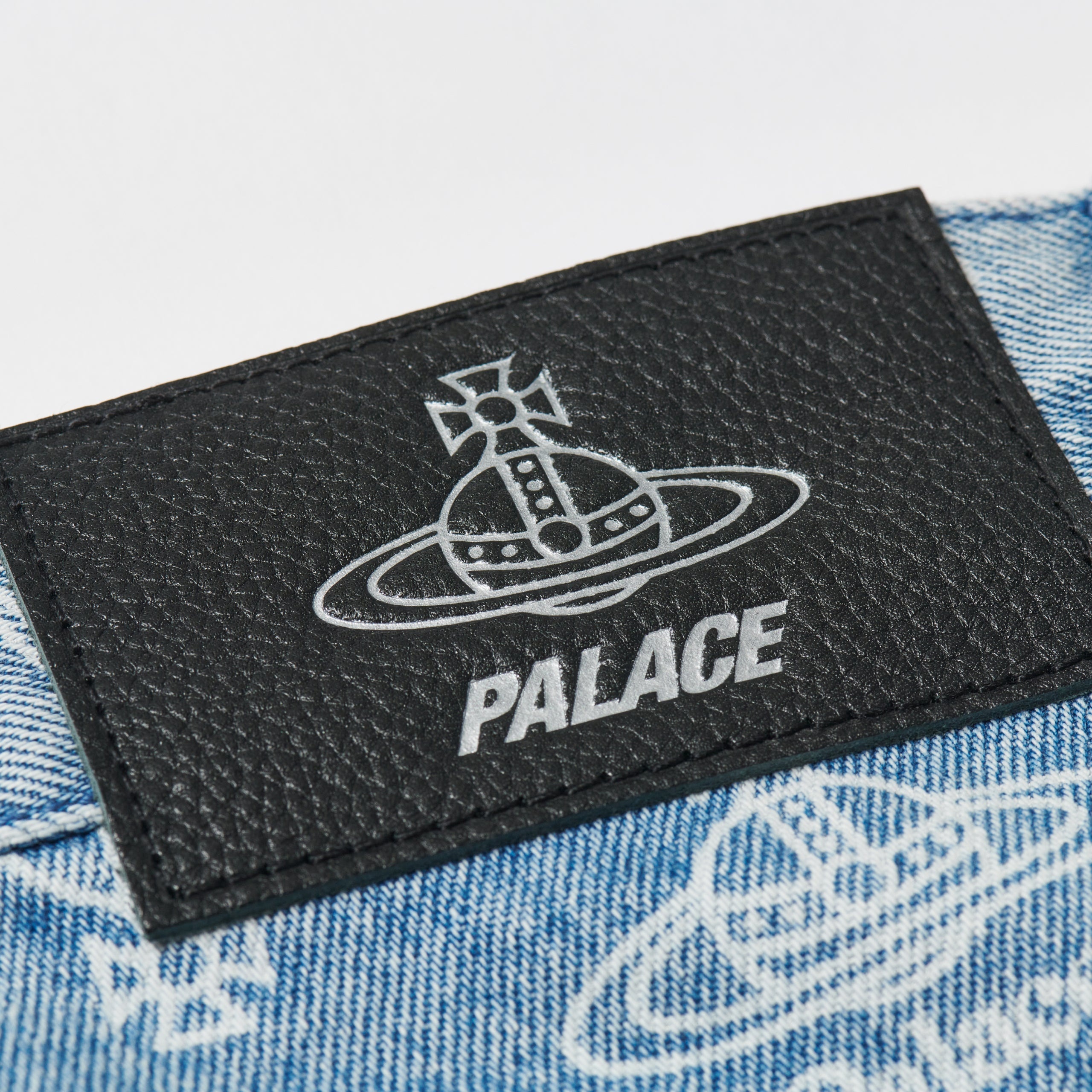 PALACE VIVIENNE WESTWOOD DENIM SHORT ORB STONE WASH - 4