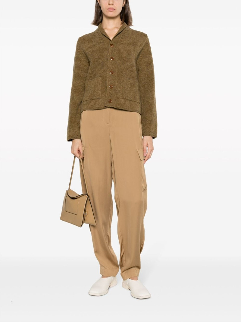 Lemaire ribbed-knit wool cardigan outlook