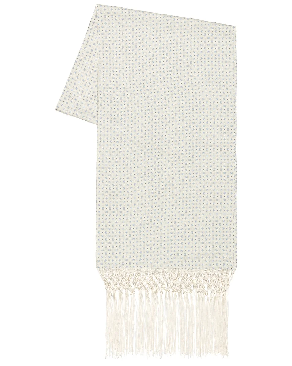The Silky Scarf in Tie Print - 1