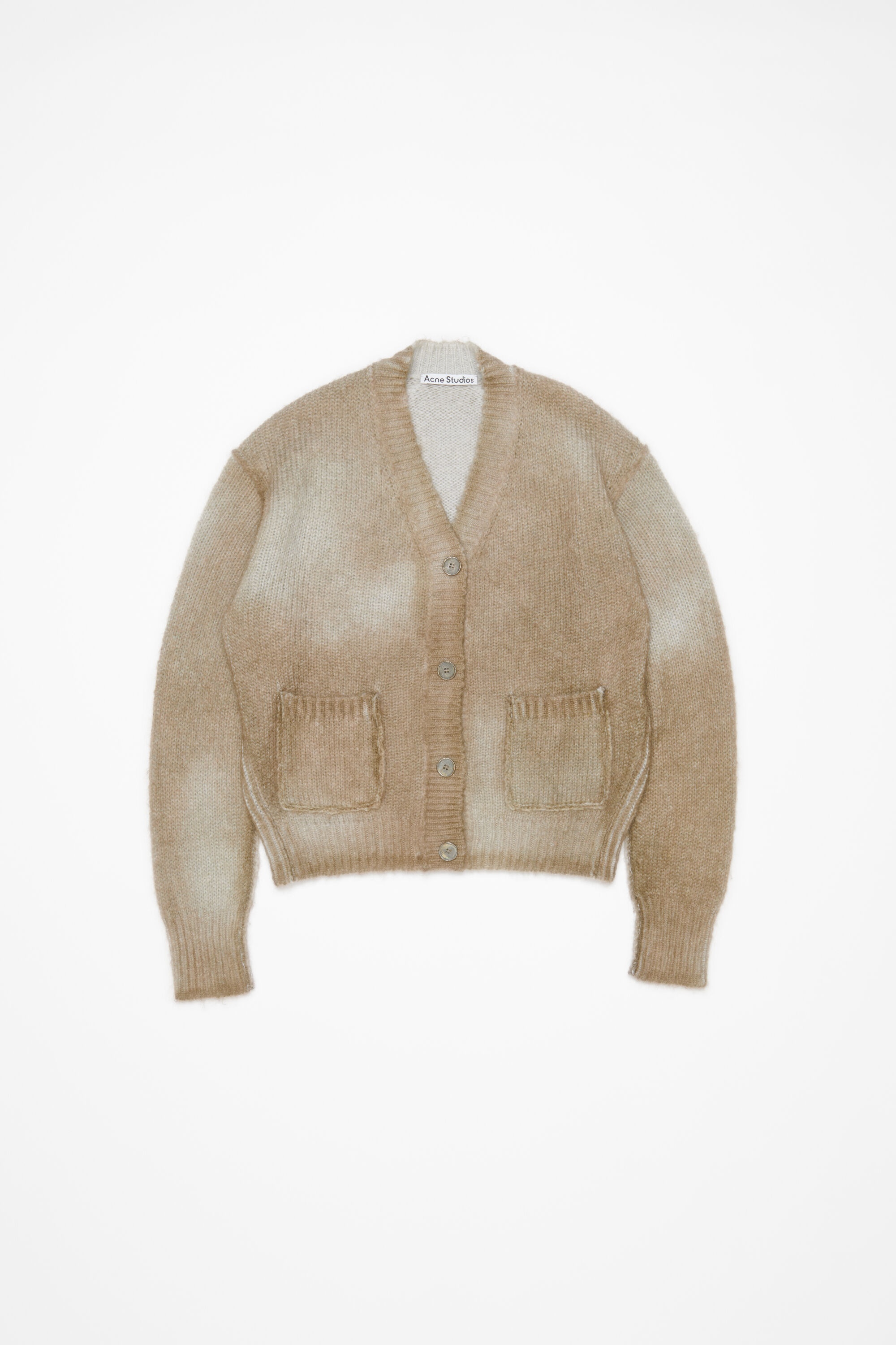 Cardigan sprayed finish - Mushroom beige - 6