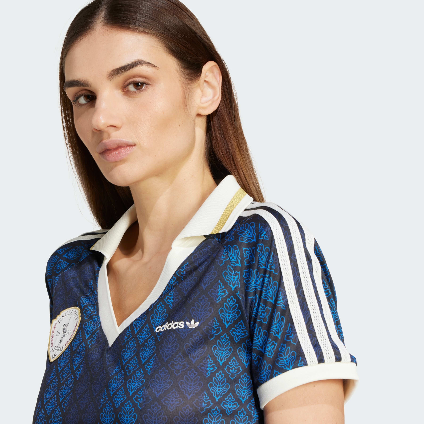 adidas Originals Retro Sports Cricket-inspired Cropped Jersey - 5